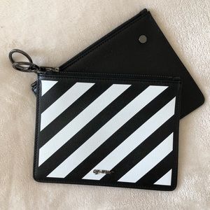 OFF-WHITE Diag Double Flat Pouch